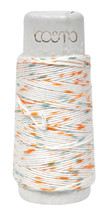 Cosmo Hidamari Sashiko Variegated Thread 30 Meters Shaved Ice Orange Blue - £4.83 GBP
