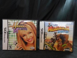 Nintendo DS, 2009 Madagascar Kartz + Nintendo DS Disney Hannah Montana - £7.12 GBP