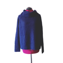 RD Style Sweater Blue Women Size Medium Cowl Neck - $50.89
