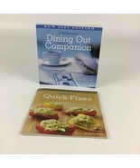 Weight Watchers Diet Recipe Cookbook Quick Fixes Dining Out Restaurant C... - $23.71