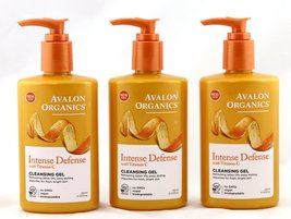 Avalon Organics Intense Defense Cleansing Gel -- 8.5 fl oz - 3PC - £172.34 GBP