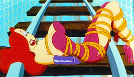 JESSICA RABBIT in 1990 ‘toon “Roller Coaster Rabbit” color 6x10 scene #1 - $7.99