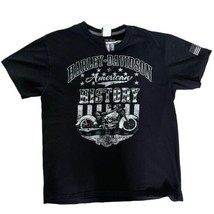 Harley Davidson Mens T Shirt Size L Black Treasure Coast Stuart Florida American - £12.61 GBP