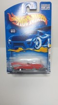 &#39;57 ROADSTER, Hot Wheels #052, 2001 First Edition 34/36, Red, 5SP wheels... - $4.89
