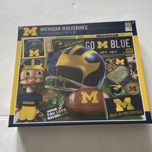 University of Michigan Wolverines 500 Piece Puzzle Football NCAA Sealed - $12.38