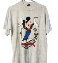 Vintage Genuine Classic Disney by Sherry Mickey Mouse Florida Gray T-Shirt Sz XL - $18.10