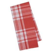 Kitchen Towel Design Import Red White Plaid 18 x 28&quot; 100% Cotton Dishtowel - £7.07 GBP