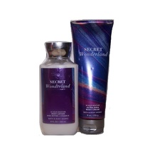 Bath &amp; Body Works Secret Wonderland 2 Piece Set - Body Lotion &amp; Cream - £15.14 GBP