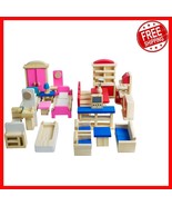 Colorful 1:12 Scale Wooden Dollhouse Furniture - Perfect for Kids&#39; Creat... - $928.41 MXN