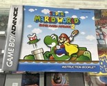 Gameboy Advance - Super Mario World Super Mario 2 - Manual Only GBA - $13.11