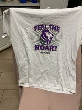 Sacramento Kings Feel The Roar! 2023 Playoffs Shirt Size XL - £11.87 GBP