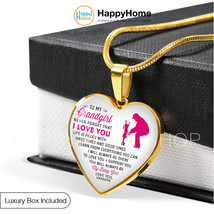Grandpa &amp;Granddaughter Necklace Birthday Gift You&#39;ll Always be My Baby Girl-N424 - £22.84 GBP+