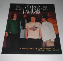 Incubus Concert Tour Program 2004 A Crow Left Of The Murder Near Mint - $164.99
