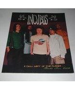 Incubus Concert Tour Program 2004 A Crow Left Of The Murder Near Mint - $226.40 CAD