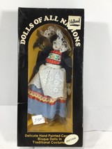 Vintage Dolls Of All Nations No.107 8” Tall/ Hand Painted Ceramic Bisque Holland - £7.59 GBP