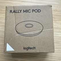 Logitech Rally Mic Pod Wired Modular Microphone White  952-000038 - £197.72 GBP