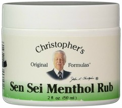 Christopher&#39;s Original Formulas Sen Sei Ointment Menthol Rub, 2 Ounce - £20.79 GBP