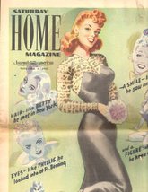 Saturday Home Magazine, Journal American, November 6, 1943 - $5.00
