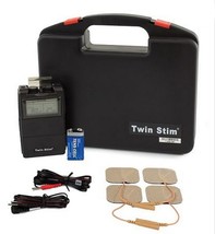 Twin Stim 2nd Edition ~ TENS EMS Combo Unit w/ Case Free US Shipping - £49.81 GBP