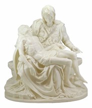 Large Michelangelo Vatican Catholic Reproduction Of La Pieta Statue 18.25&quot;Tall - £168.39 GBP