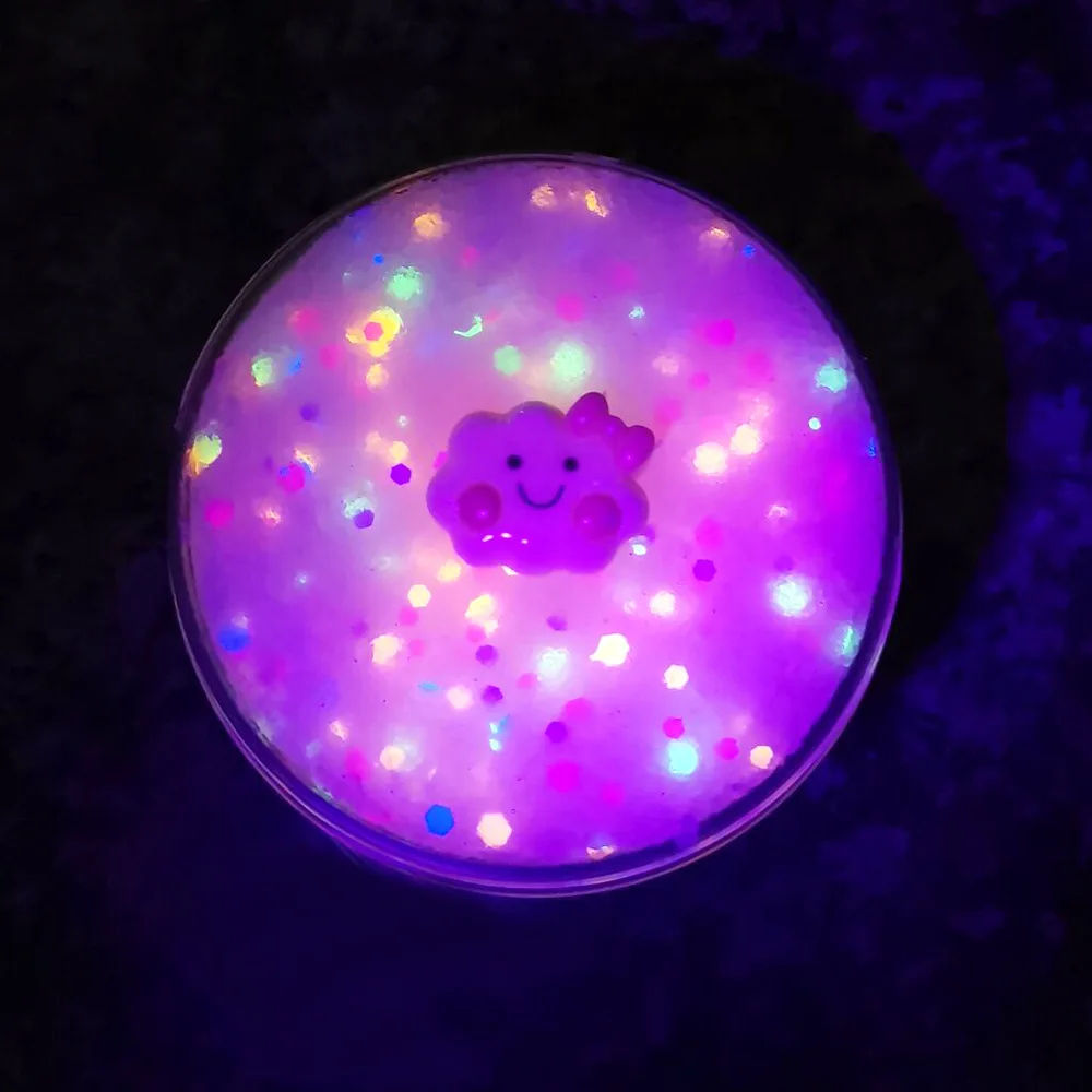 New fun Fluorescent Slime Toys Luminous mud Drawing process diy Slime crystal - £16.61 GBP+