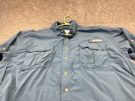 World Wide Sportsman Shirt Mens XXL Vented Fishing Roll Tab long Sleeve ... - $11.87