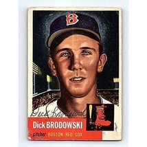 Dick Brodowski Signé 1953 Topps #69 Carte Boston Red Sox Dédicacé - £39.26 GBP