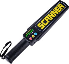 Handheld Metal Detector Wand Rechargeable, Security Wand,, With Built-In... - $58.97