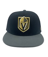 Las Vegas Golden Knights Hat sz 7 Fitted Gray Black Cap Fanatics  - £16.43 GBP