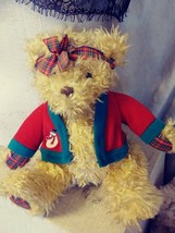 Christmas Plush Sitting Teddy Bear 10 inch Stuffed Animal Toy - $24.00