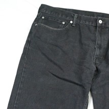Levi&#39;s 36 x 34 505 Regular Straight Black Denim Jeans - £17.20 GBP