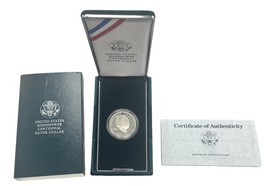 United states of america Silver coin Eisenhower centennial coin 418750 - £27.52 GBP