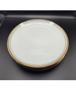 Royalton Golden Elegance Gold Rimmed Bread and Butter Plates Set of 4 - £16.73 GBP