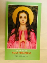 Saint Philomena Devotions Accordion Fold, New from Italy - £3.97 GBP
