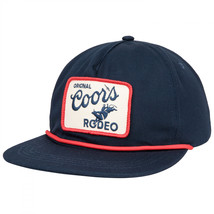 Coors Rodeo Washed Canvas Cotton Twill Rope Hat Blue - £25.56 GBP