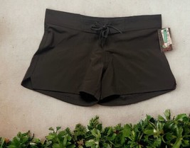 NWT Burnside Swim Trunks Womens Size Medium Black Surf Surfer Board Shorts - £18.17 GBP