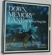 Down Memory Lane 65 Years Of Song Hits - Reader&#39;s Digest 9 LP Record Box Set - £10.92 GBP