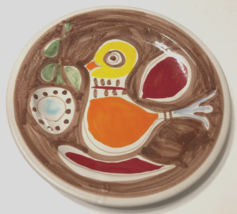 Giovanni Desimone Italy 65 Signed VTG MCM Hand Painted Bird Art Pottery Plate - £415.44 GBP