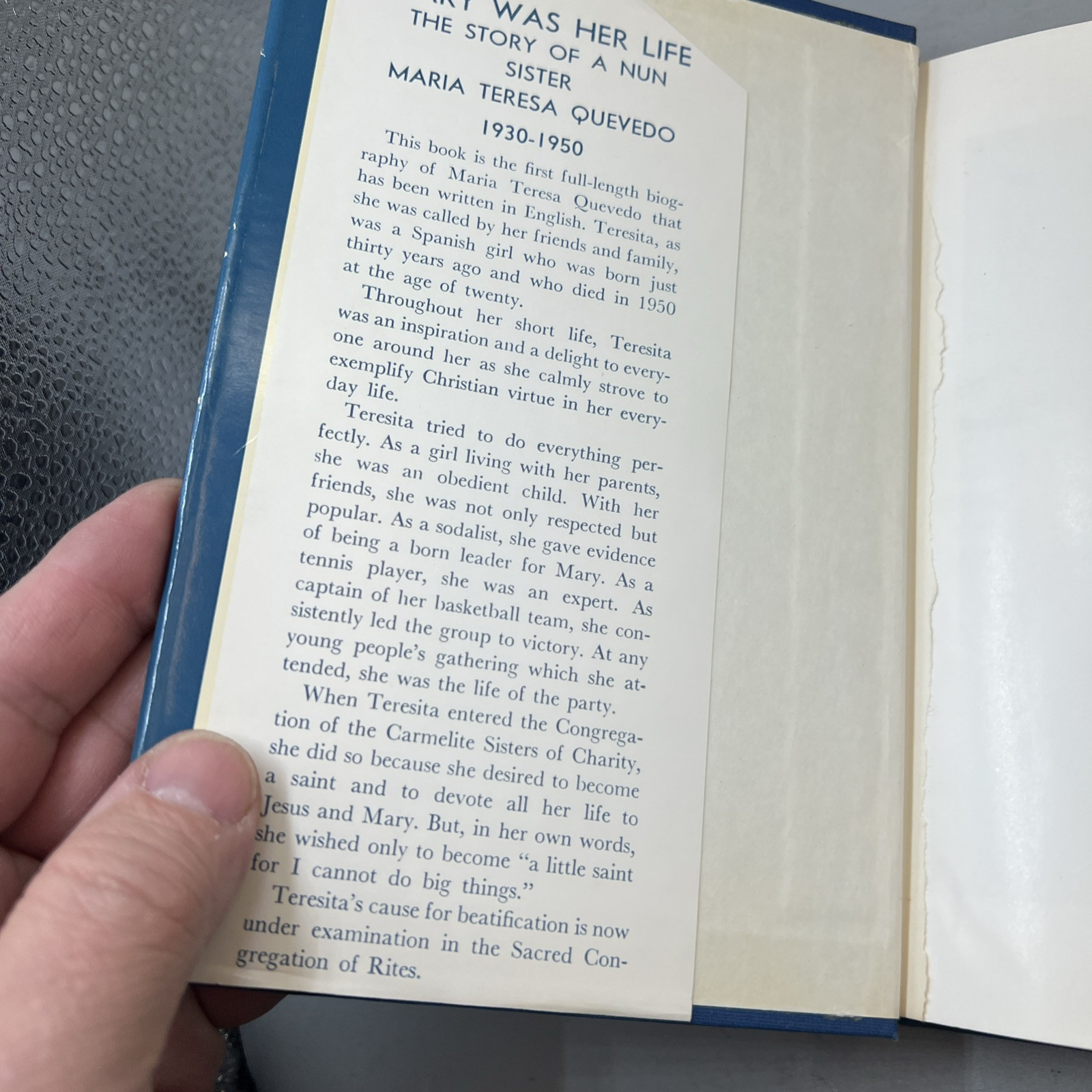Mary Was Her Life: The Story of a Nun, Sister Maria Teresa Quevedo, 1930-1950 Item image 7
