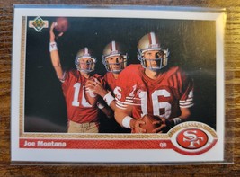 1991 Upper Deck #54 Joe Montana - 49ers - NFL - Fresh Pull - £6.97 GBP