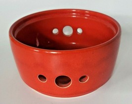 Waechtersbach Red Warming Stand / Tea Light Bowl - West Germany Vintage ... - £23.12 GBP
