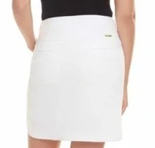 NWT Ladies Swing Control SOLID WHITE 20" Long Stretch Golf Skort - 4 & 6 image 2