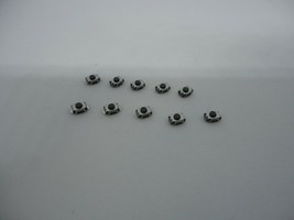 10x Pack Lot 3.7x2.8x1.5mm 2 Pin Push Tactile Momentary Micro Button Switch SMD - £8.54 GBP