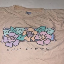 Vtg San Diego half shirt Women Sz Fits All L M XL Beach Club Tag Single ... - £10.46 GBP