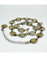 Vintage George Washington Medallion Coin Chain Link Belt - $838.36 MXN