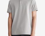 Calvin Klein Men&#39;s Cotton Blend Stretch Pique Solid Polo Grey Dawn-2XL - $29.99