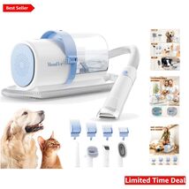Effortless Dog Grooming Kit: 10Kpa Low Noise Vacuum &amp; 4 Grooming Supplies - $205.87