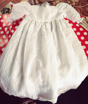 Homemade Baby Doll Gown with matching bonnet - £12.06 GBP