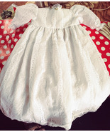 Homemade Baby Doll Gown with matching bonnet - £11.79 GBP