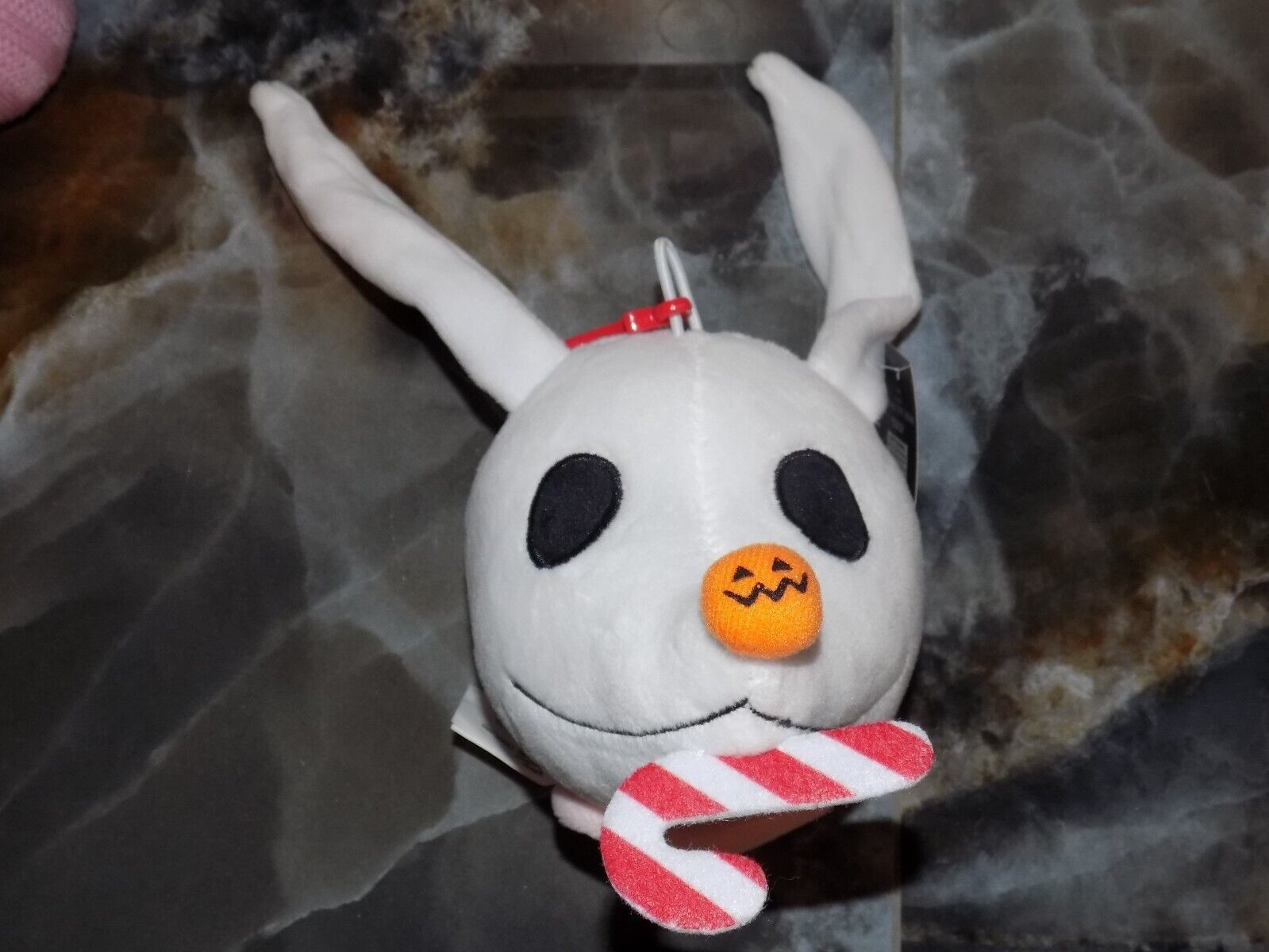 Disney The Nightmare Before Christmas ZERO Dog Plush Clip Bag Backpack NEW - $13.65